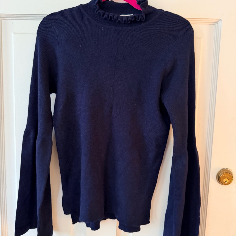 Navy Blue Women's Crew Neck Sweater